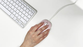 USB Wired Mouse for Mac and PC - Optical - Pink